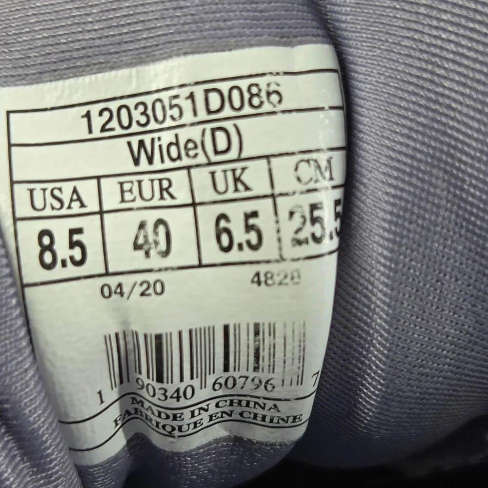 Brooks Ghost 12 Running Shoes Womens  8.5D Purple Low Top Lace Up Sneakers
